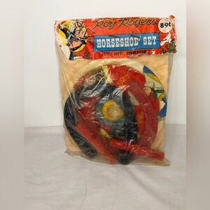 Vintage Roy Rogers Horseshoe Game Set Ohio Art 1950s Sealed